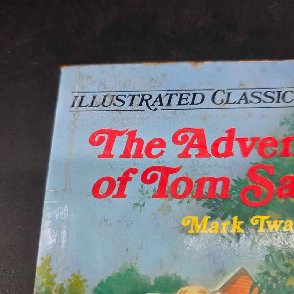 The Adventures of Tom Sawyer Mark Twain ILLUSTRATED CLASSIC 1992 Softcover